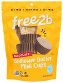 Free2B Rice Chocolate Sunflower Butter Cups Minis, 4.2 Ounce -- 6 per case