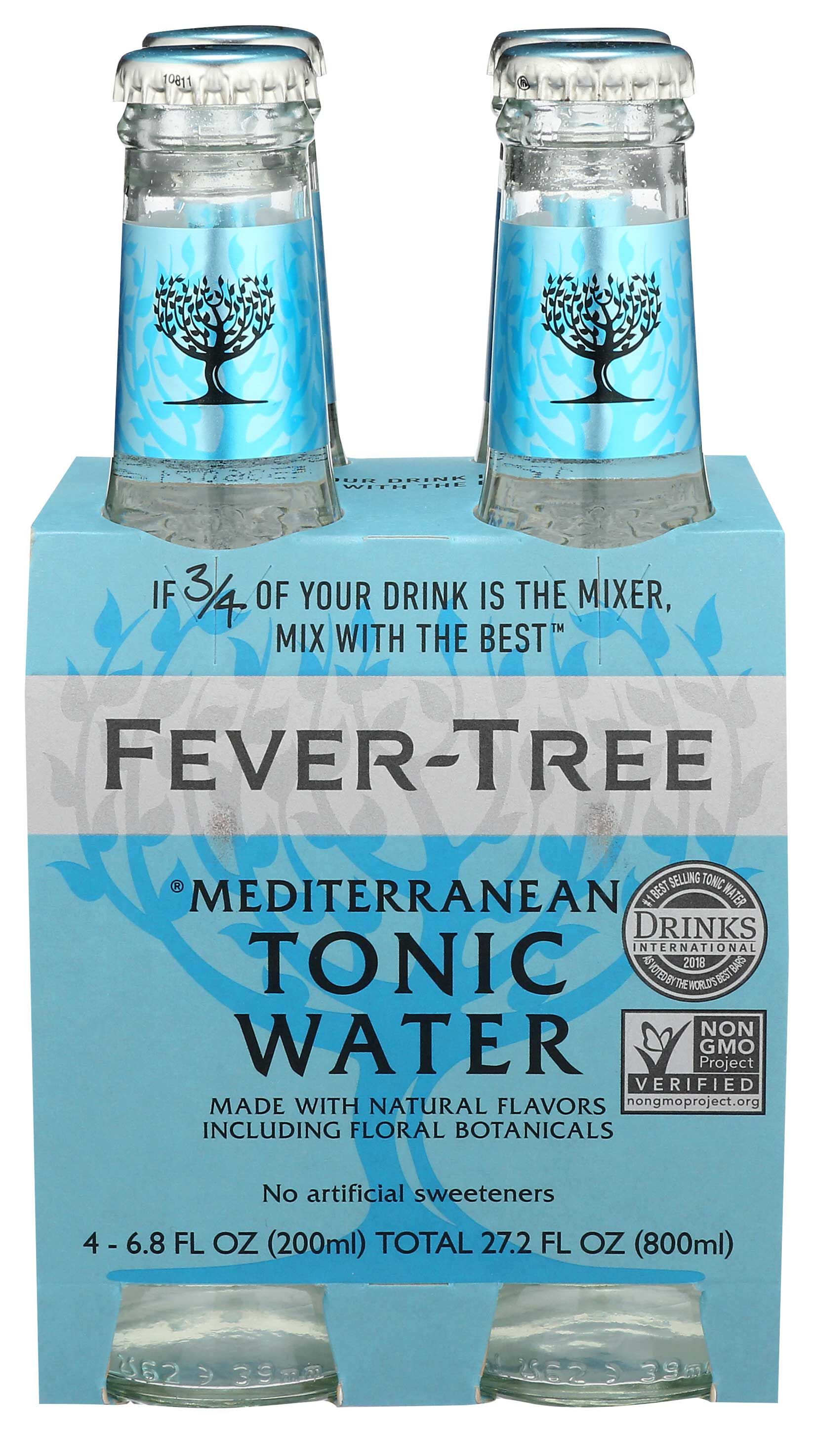 Fever-tree Mediterranean Tonic Water, 6.8 Fluid Ounce -- 24 Per Case