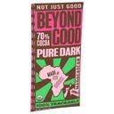 Beyond Good Organic 70 Percent Cocoa Madagascar Pure Dark Chocolate Bar, 2.64 Ounce -- 12 per case