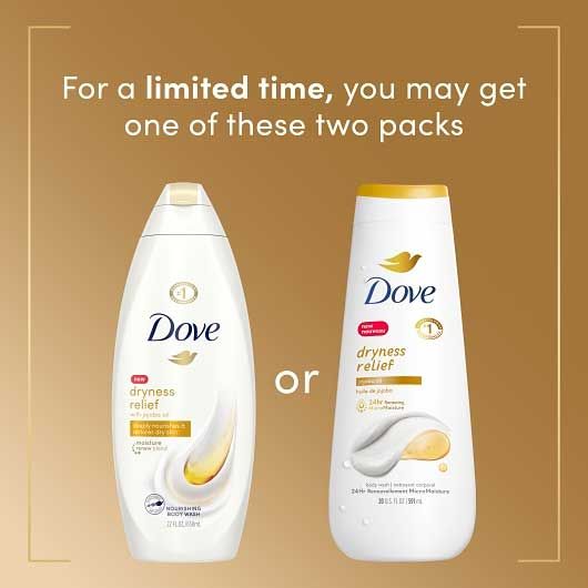 Dove Dry Oil Moisture Body Wash, 20 Fluid Ounce -- 4 Per Case