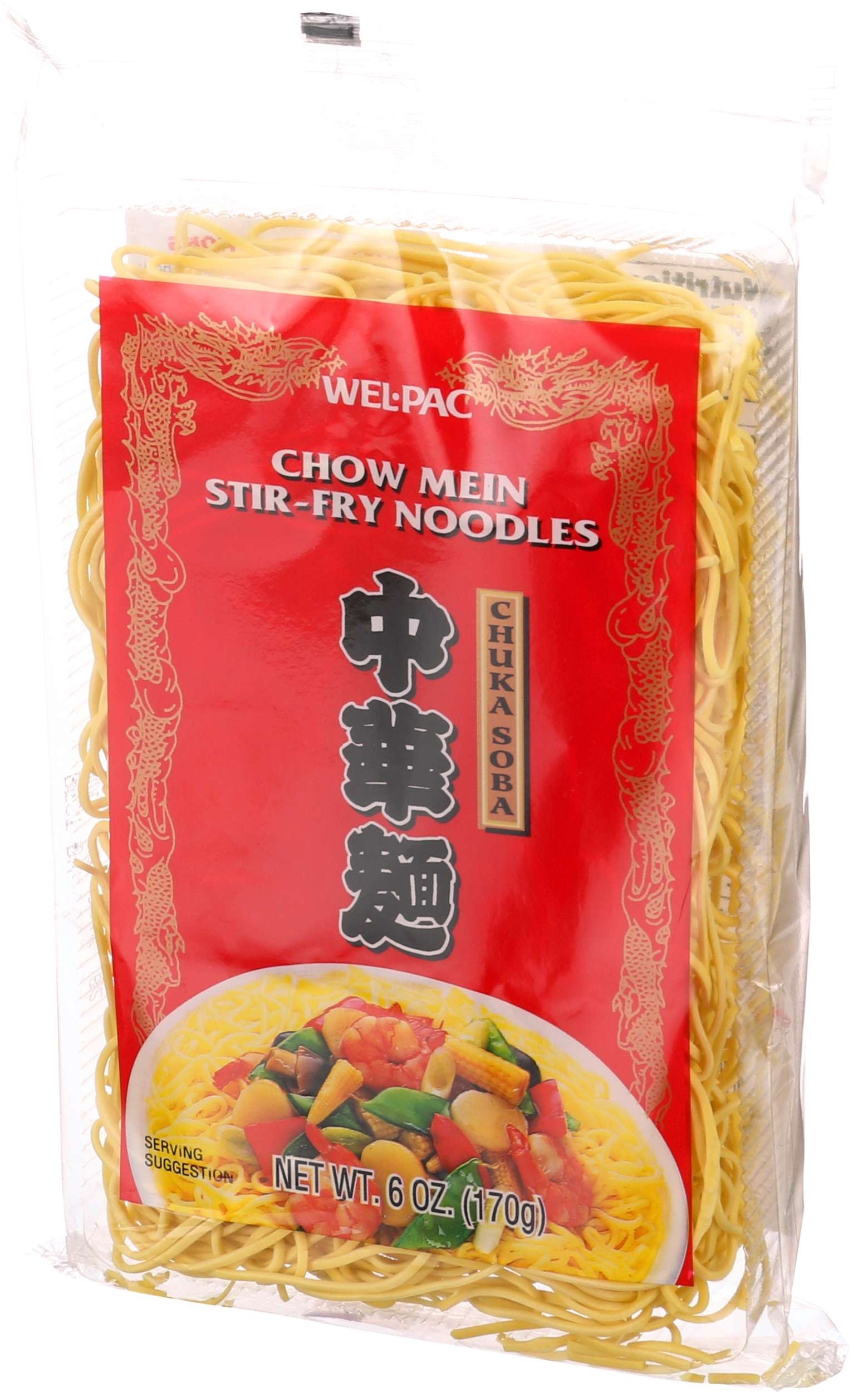 Wel Pac Chow Mein Stir Fry Noodles, 6 Ounce -- 12 per case