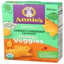 Annies Homegrown Organic Cheesy Cheddar Cracker with Hidden Veggies, 7.5 Ounce -- 12 per case