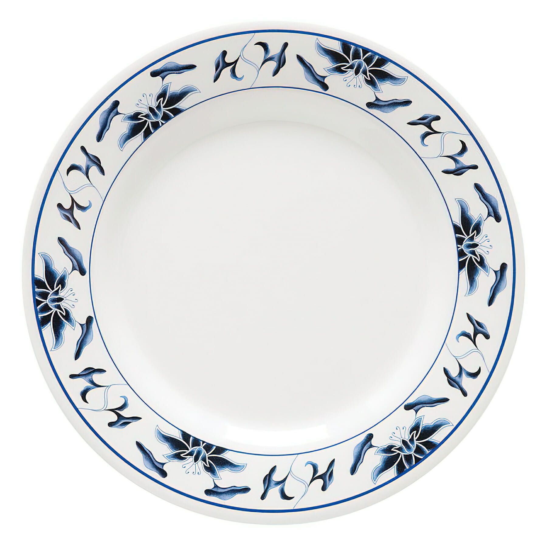 Get Enterprises Inc Water Lily Dynasty Series Melamine Plate, 9.5 Inch -- 12 Per Case