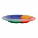 GET Enterprises inc Diamond Celebration Melamine Round Wide Rim Plate, 7.5 inch -- 48 per case.