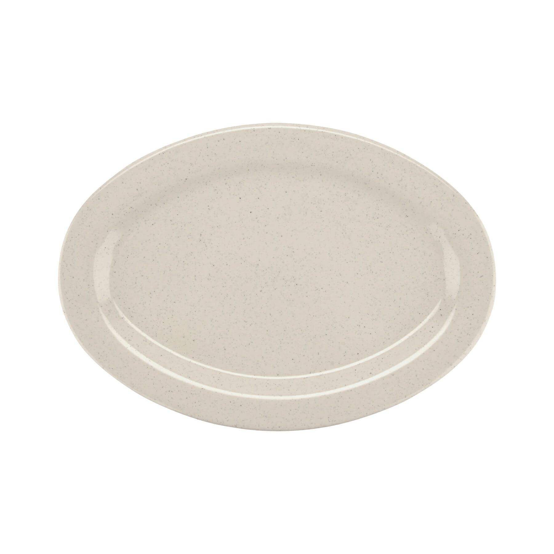 GET Enterprises inc Santa Fe Centennial Series Ironstone Melamine Oval Platter, 11.5 x 8 inch -- 24 per case.