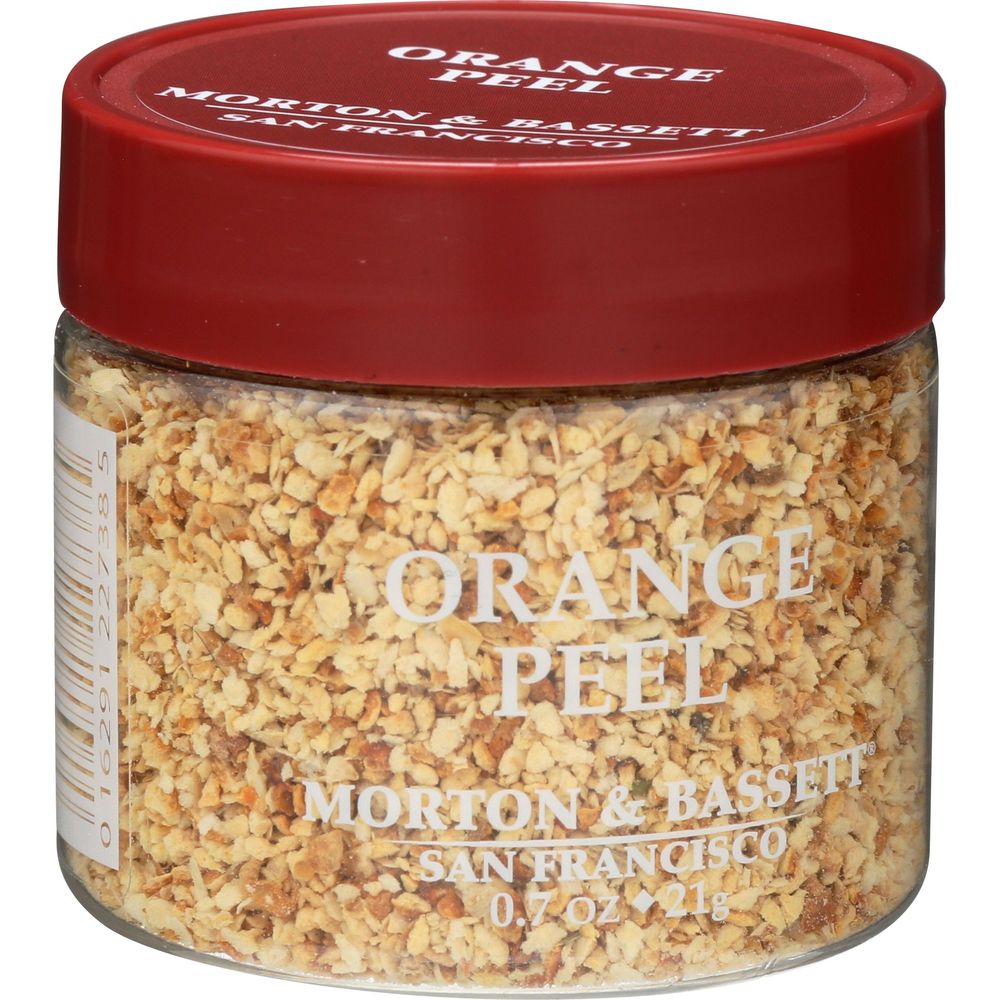 Morton and Bassett Orange Peel, 0.7 Ounce -- 3 per case