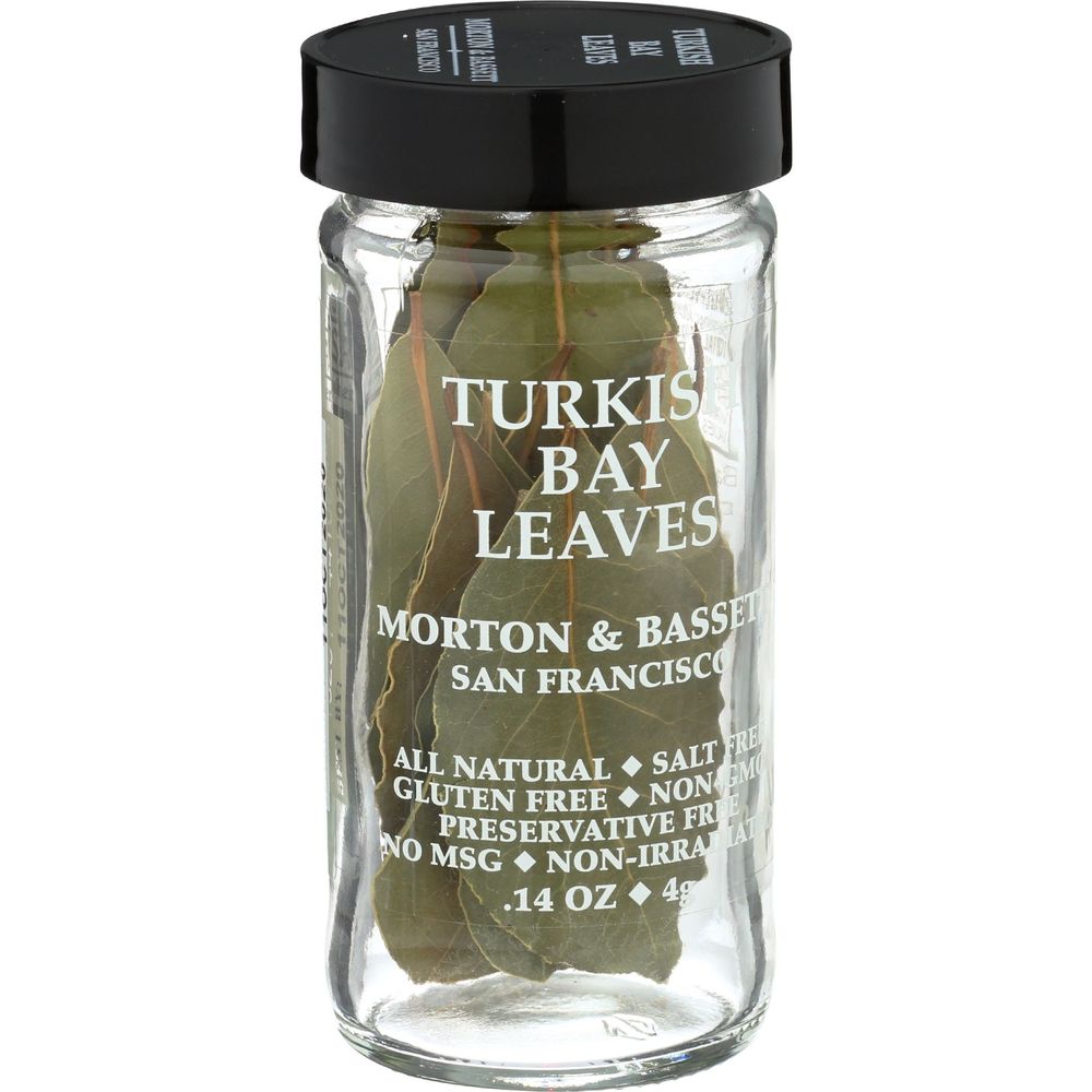 Morton and Bassett Turkish Bay Leaves, 0.1 Ounce -- 3 per case