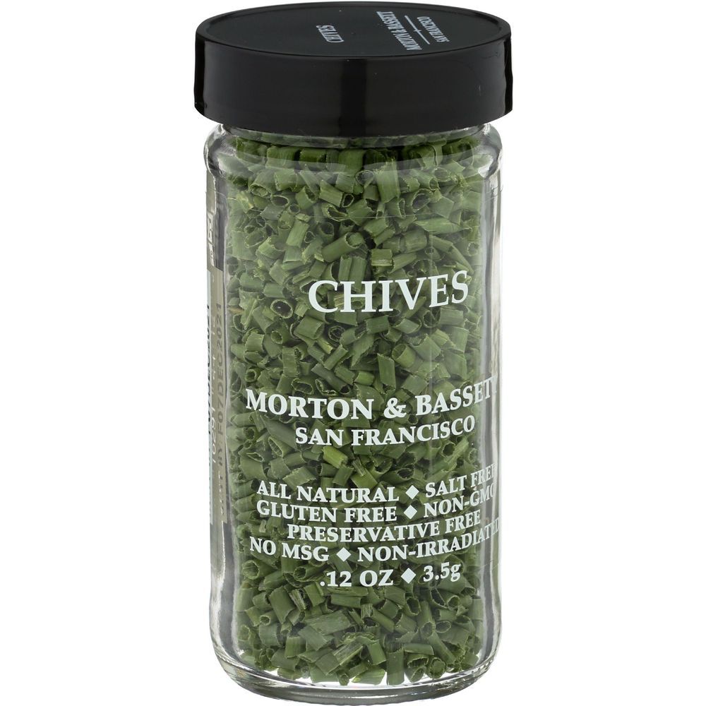 Morton & Bassett Chives, 0.12 Ounce -- 3 Per Case