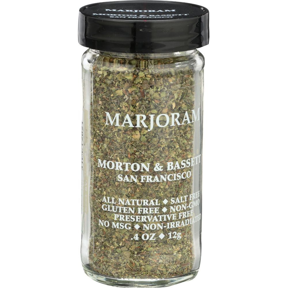 Morton & Bassett Marjoram, 0.4 Ounce -- 3 Per Case