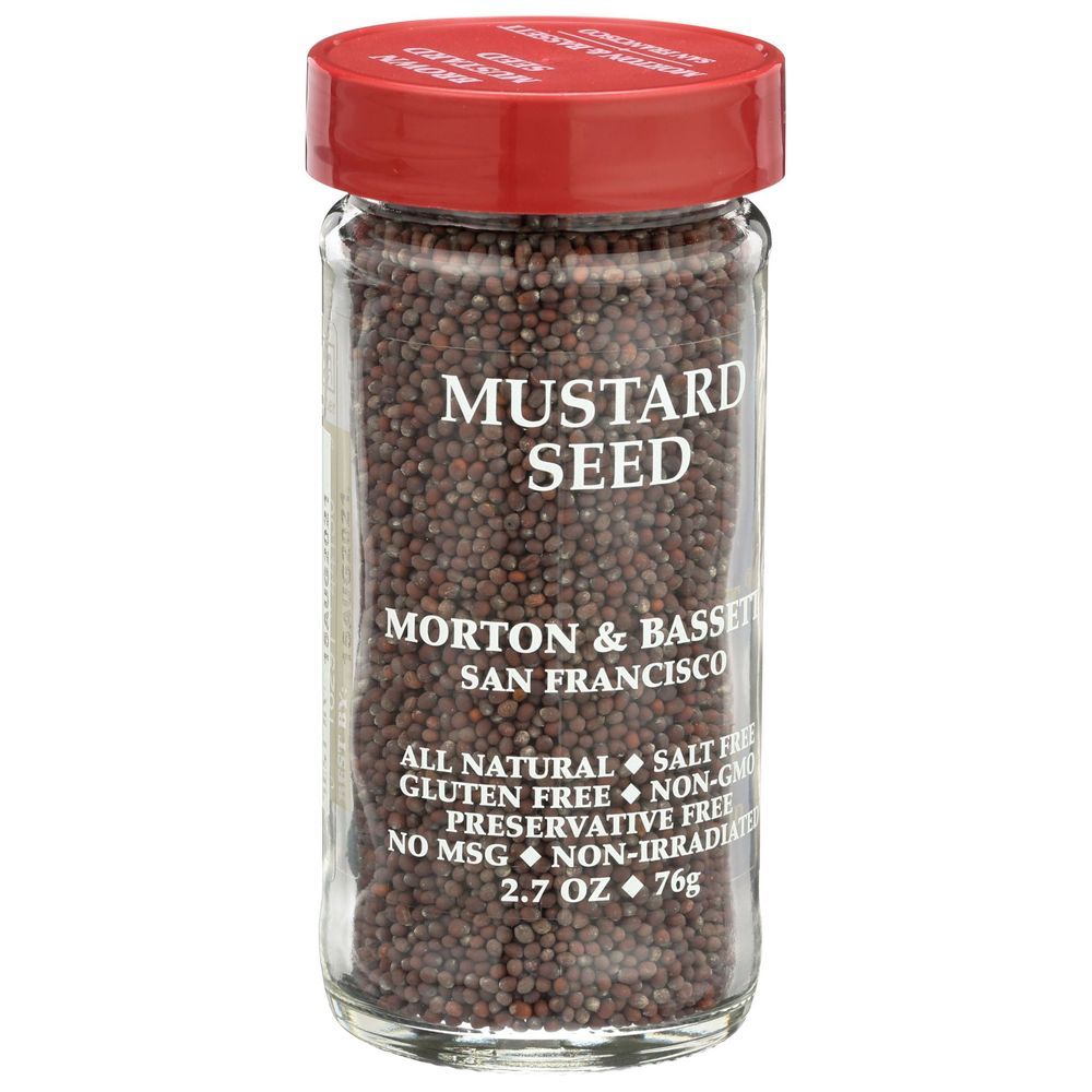 Morton & Bassett Brown Mustard Seed, 2.7 Ounce -- 3 Per Case