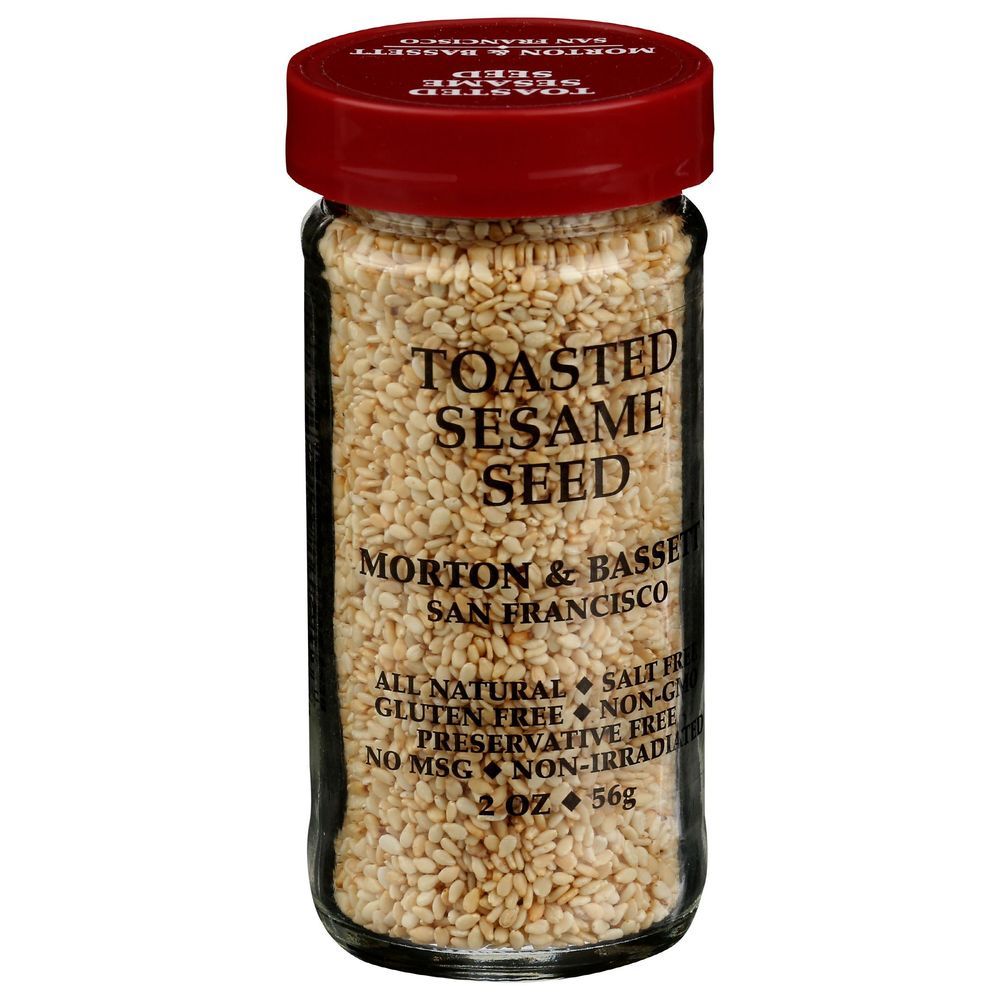 Morton & Bassett Toasted Sesame Seeds, 2 Ounce -- 3 Per Case
