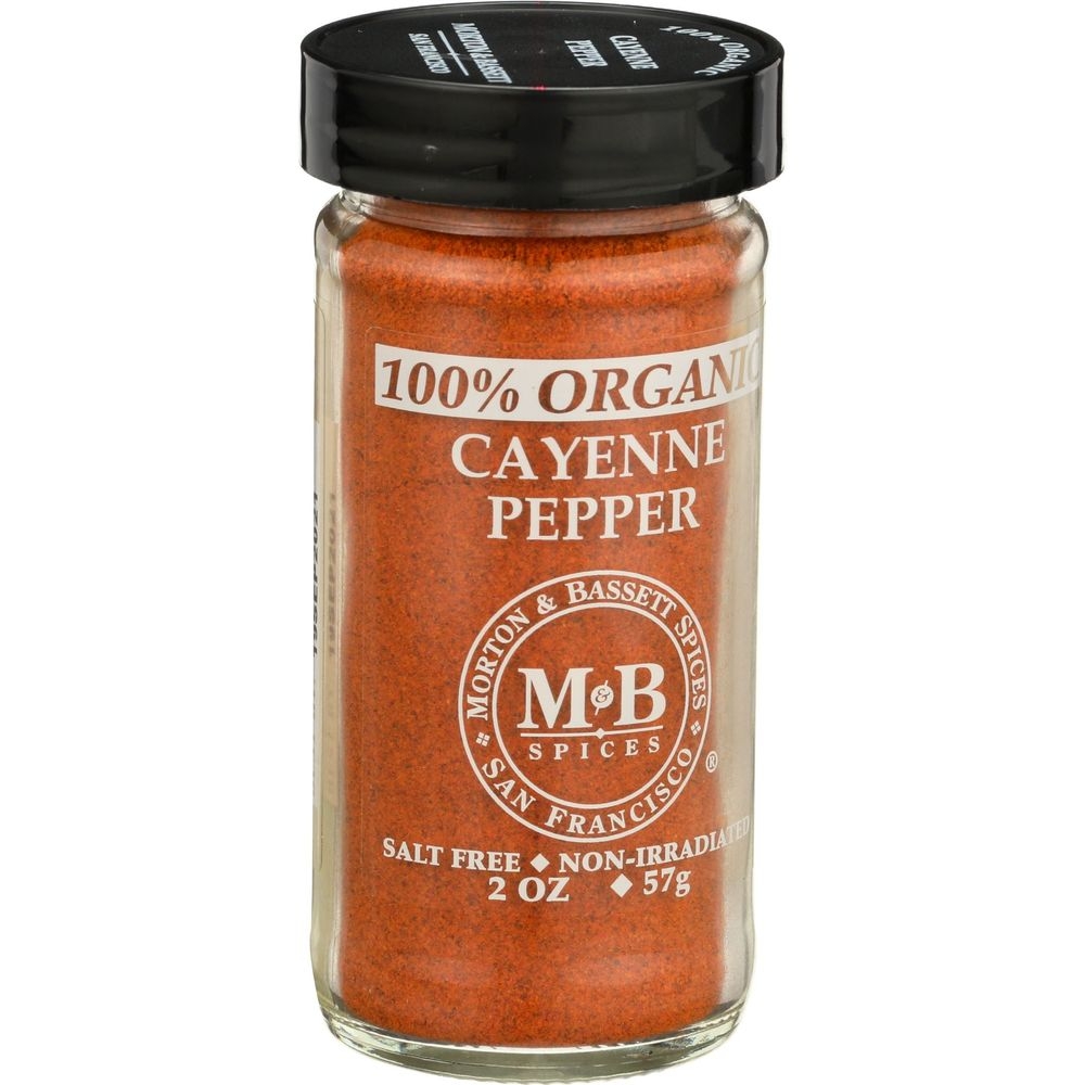Morton and Bassett Organic Cayenne Pepper, 2 Ounce -- 3 per case