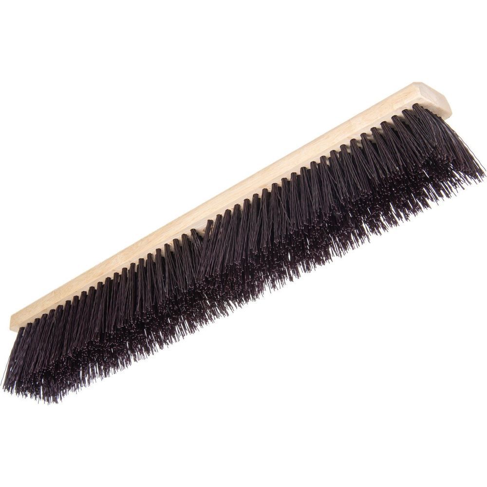 Carlisle 3621932400 Flo-pac Polypropylene Maroon Crimped Sweep With Brace, 24 Inch Length