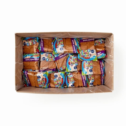 Pillsbury Cinnamon Toast Crunch Mini French Toast, 2.95 Ounce -- 72 per case.