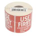 National Checking Durapeel Use First Label, 2 x 2 inch -- 250 per case
