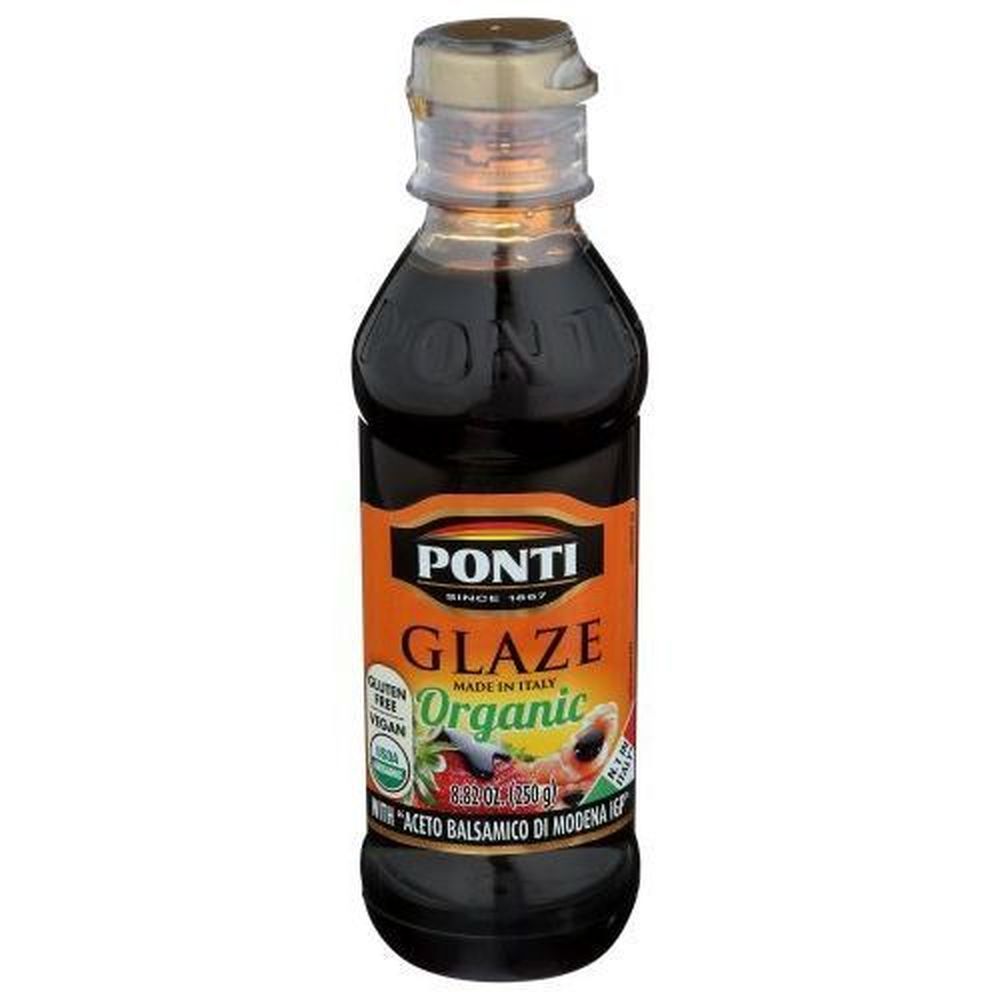 Ponti Organic Glaze With Balsamic Vinegar Of Modena, 8.8 Ounce -- 6 Per Case