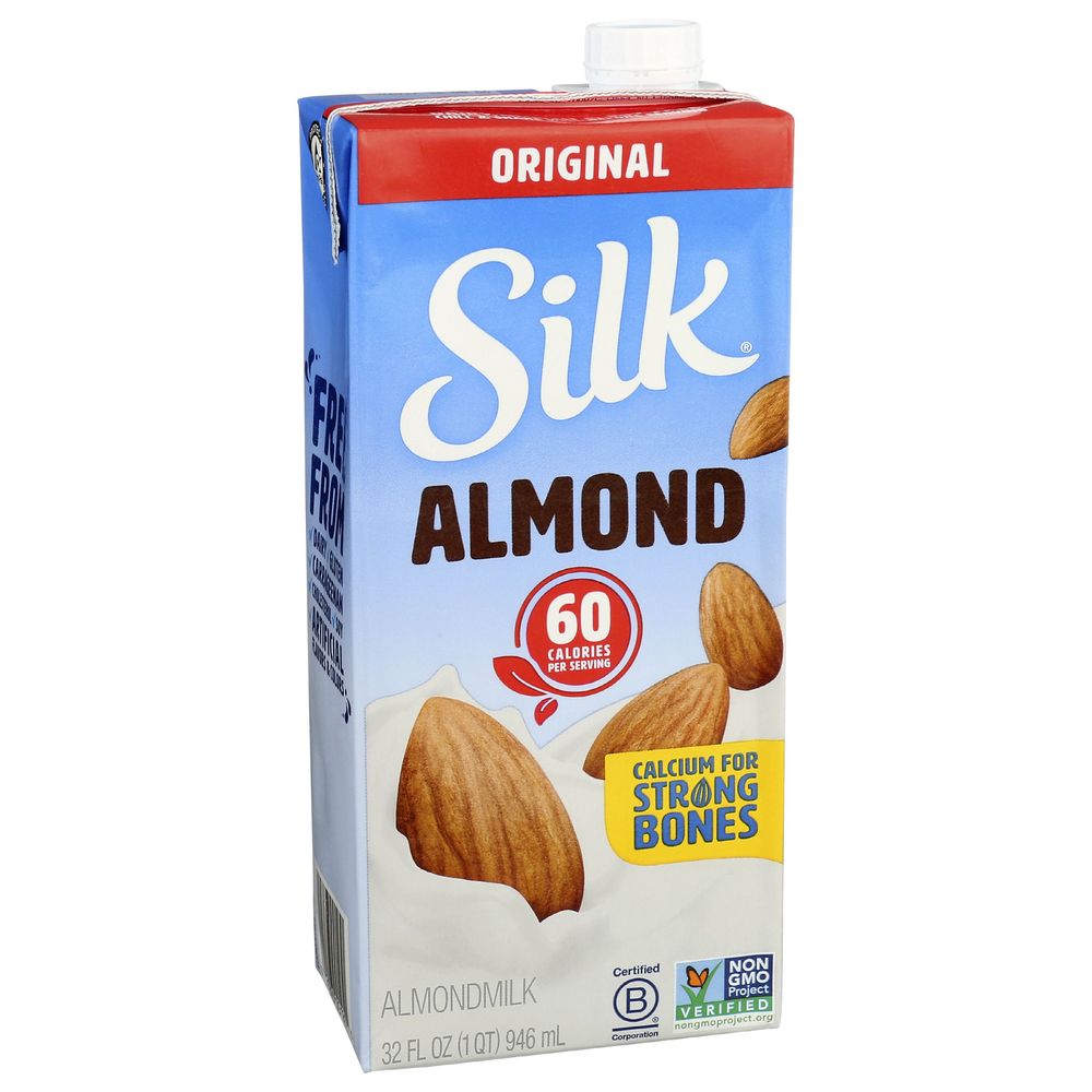 Silk Original Almond Milk, 32 Fluid Ounce -- 6 per case