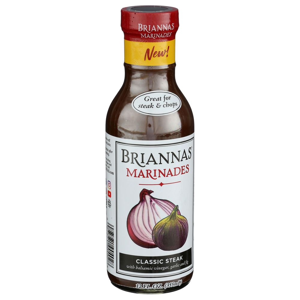Briannas Classic Steak Marinades, 12 Fluid Ounce -- 6 per case