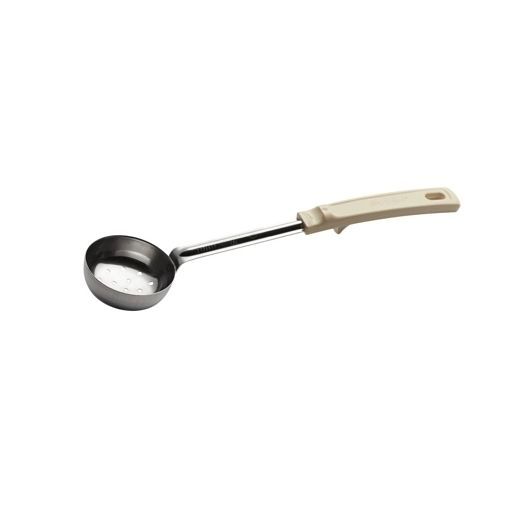 Vollrath Spoodle, Grip N Serv, Perforated, Ivory, 3 Ounce, 13 1/16 Inch -- 12 Per Case