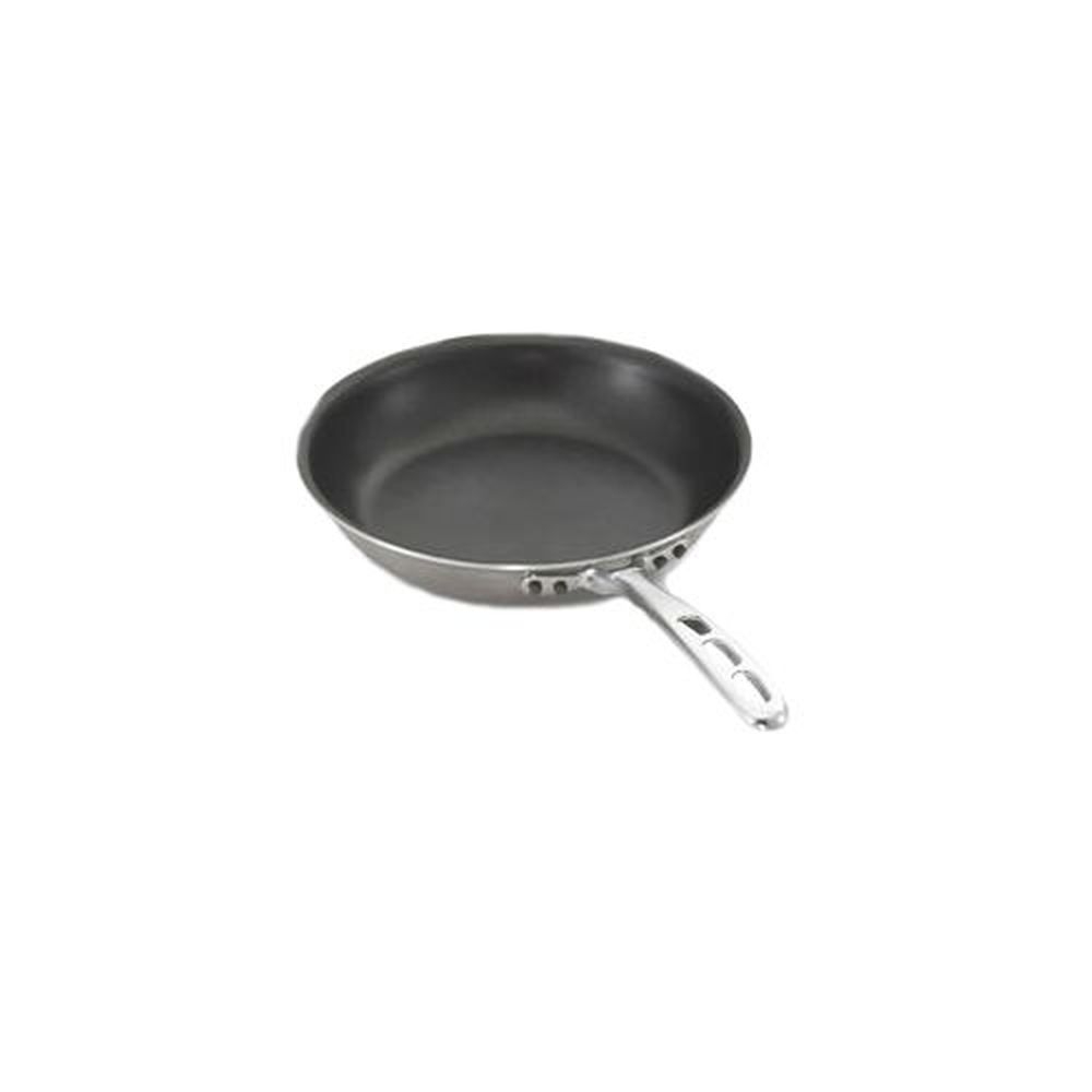 Vollrath 691408 Tribute 3 Ply Fry Pan with CeramiGuard II Nonstick Coating and Plated Handle, 8 inch