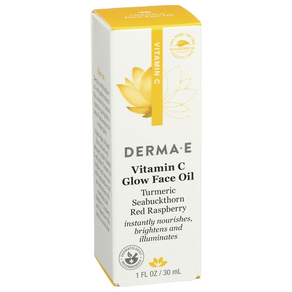 Derma E Vitamin C Glow Face Oil, 1 Fluid Ounce