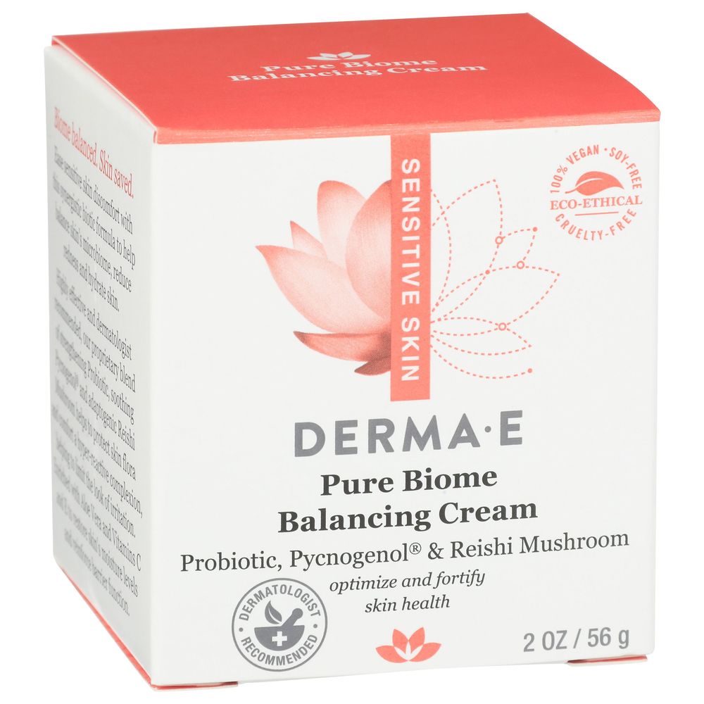 Derma E Pure Biome Balancing Cream, 2 Ounce