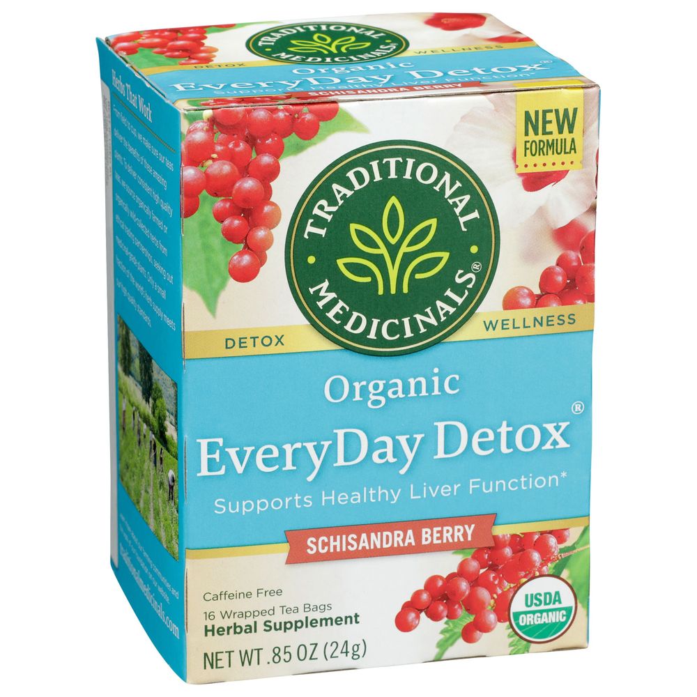 Traditional Medicinals Organic Everyday Detox Herbal Tea, 16 tea bags -- 6 per case