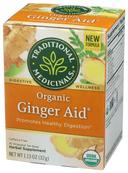 Traditional Medicinals Organic Ginger Aid, 16 Tea Bags per pack -- 6 packs per case