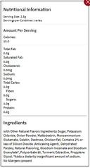 Herb Ox Sodium Free Granulated Chicken Bouillon, 3.3 Ounce -- 12 per case