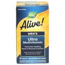 Natures Way Alive Once Daily Ultra Multivitamin Tablets for Mens, 60 count -- 6 per case