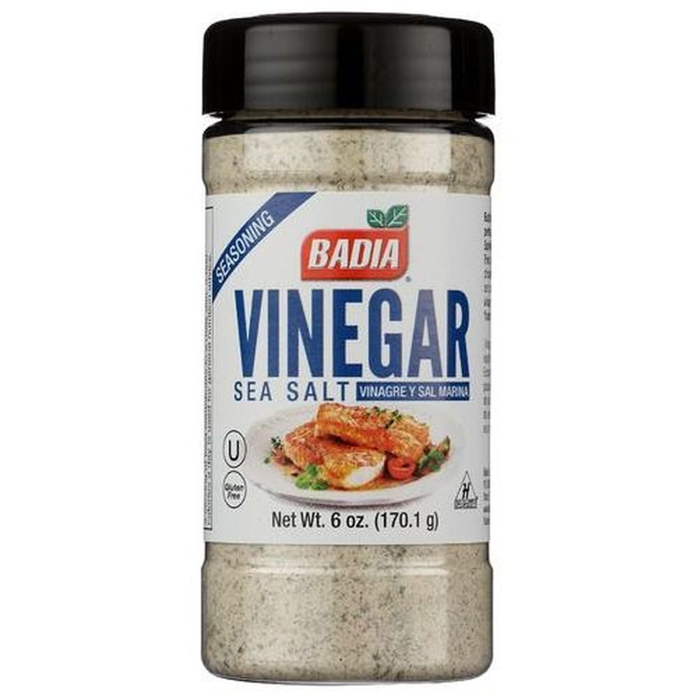 Badia Sea Salt Vinegar And Seasoning, 6 Ounce -- 6 Per Case