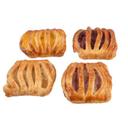 Bridor France Apple Tatin Strawberry Cherry Mango Assorted Fruit Danish, 1.41 Ounce -- 100 per case
