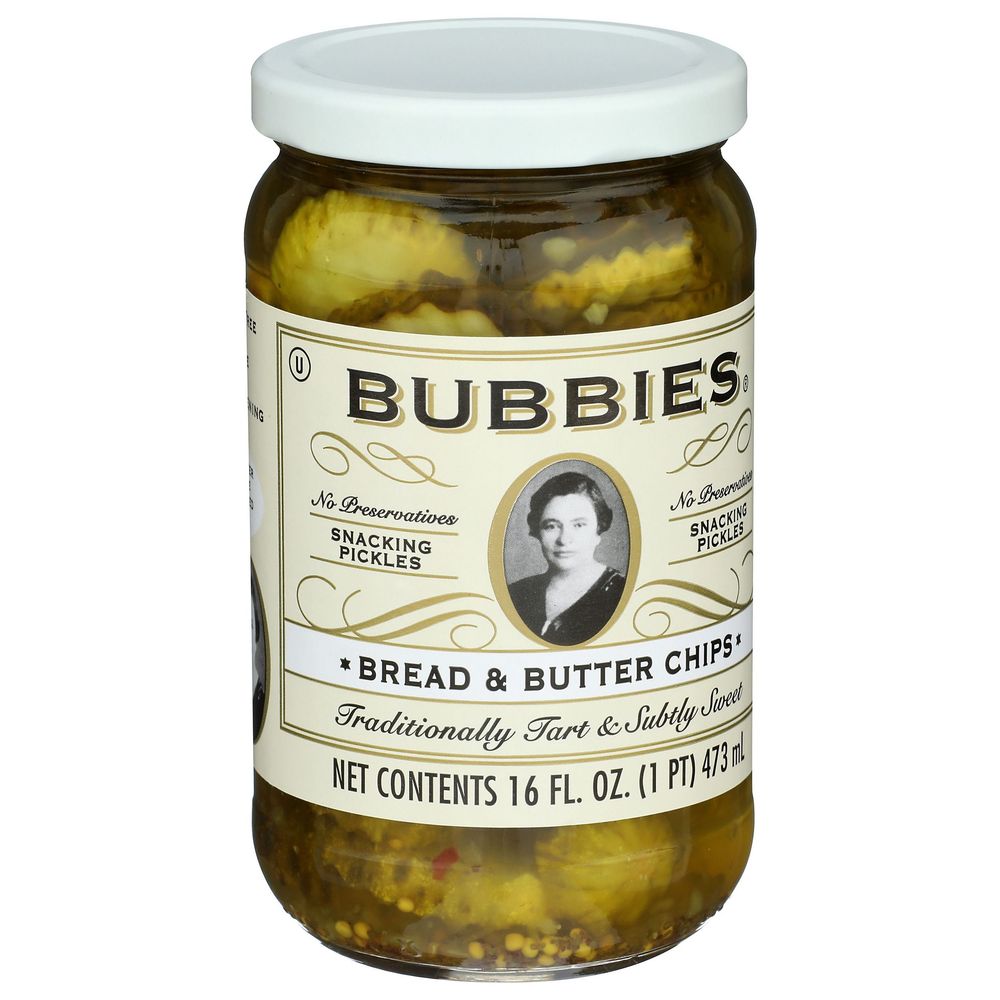 Bubbies Sweet Bread and Butter Chips, 16 Ounce -- 6 per case