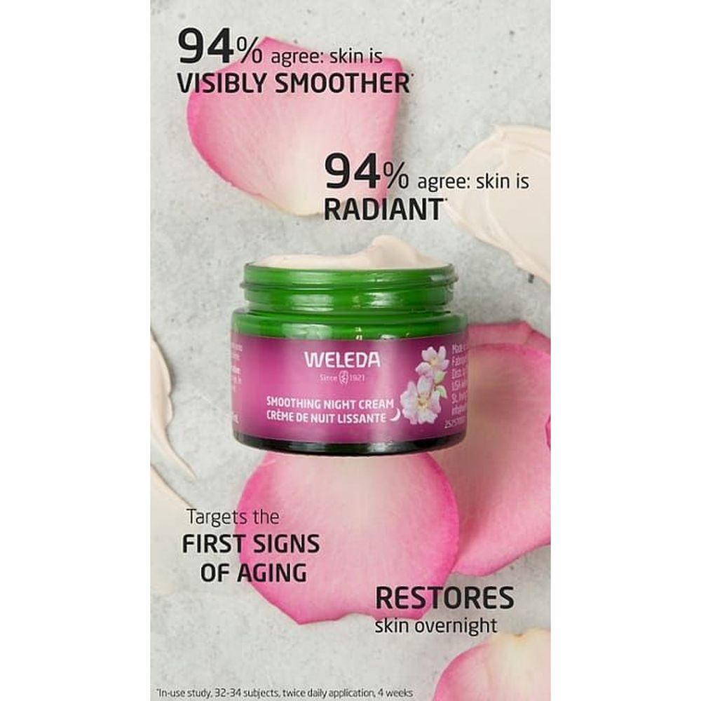 Weleda Smoothing Night Cream, 1.3 Fluid Ounce