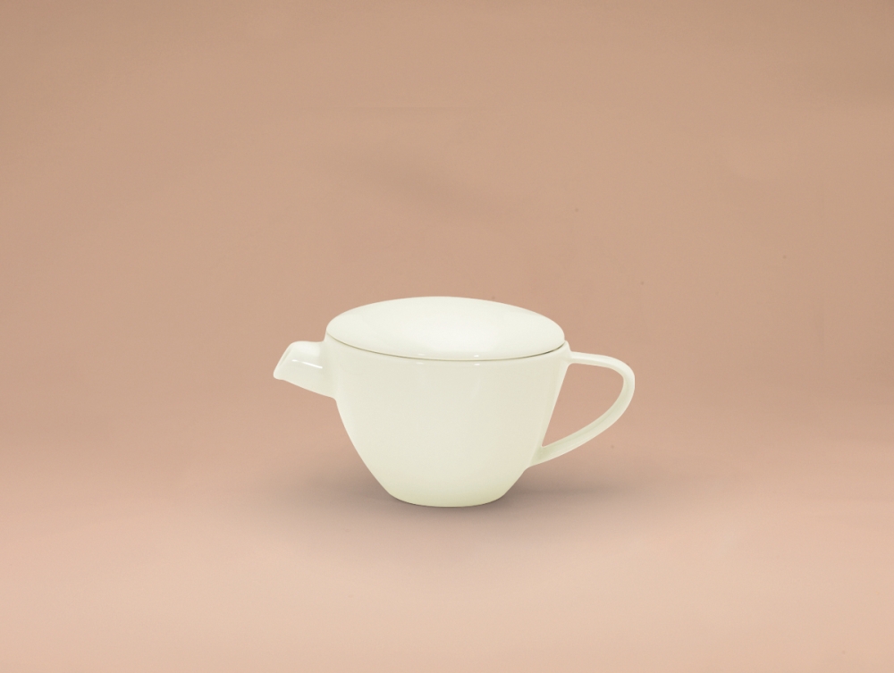 Syracuse China Welcome Teapot with Lid, 12 Ounce -- 6 per case.