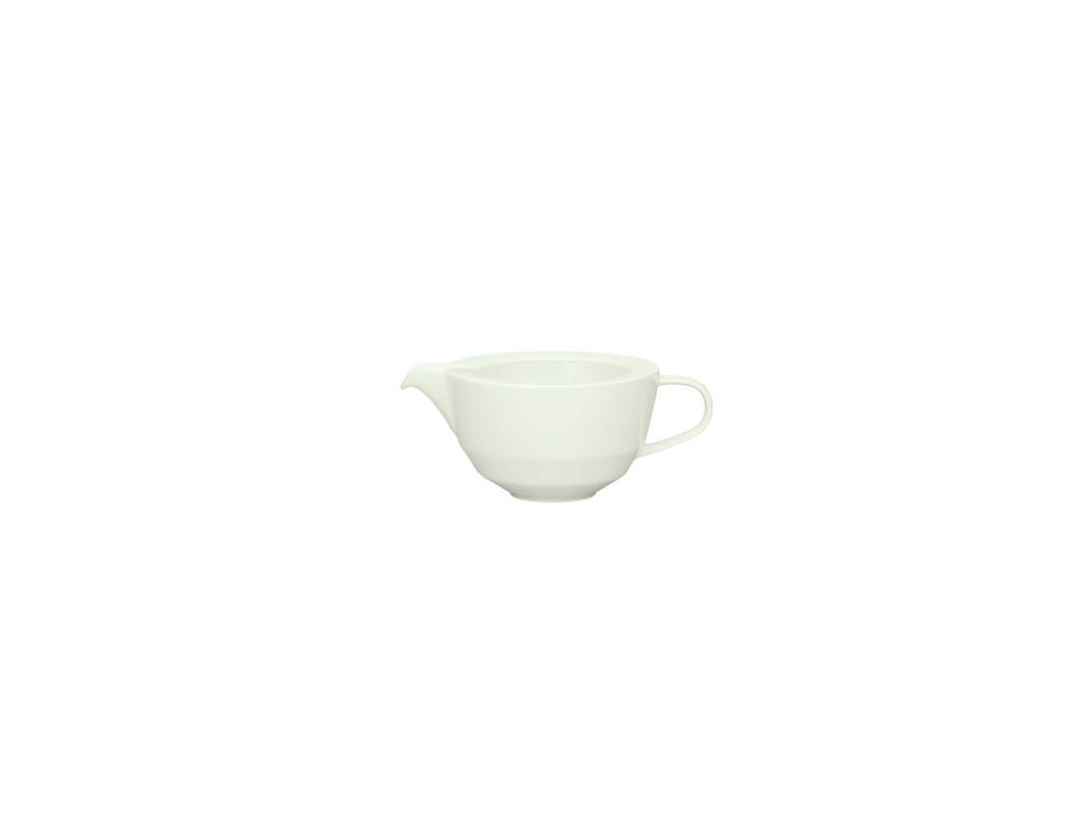 Syracuse China Bonewhite Allure Sauce Boat, 3.38 Ounce -- 6 Per Case