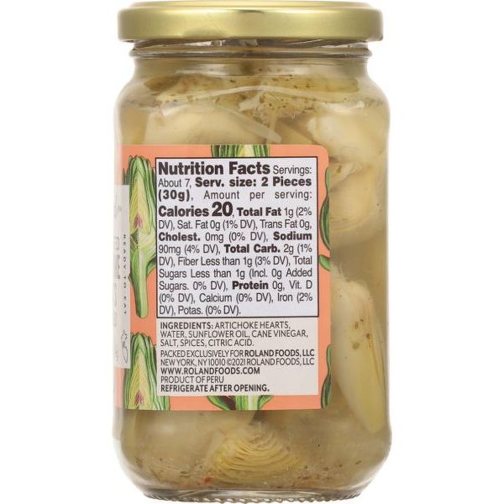 Roland Marinated Quartered Artichoke Hearts, 12 Ounce -- 12 per case