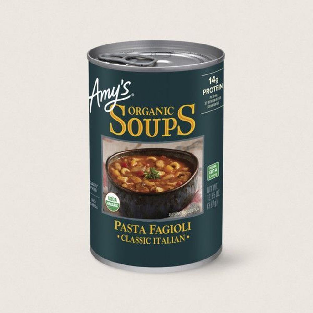 Amy's Organic Pasta Fagioli Classic Italian Soup, 13.65 Fluid Ounce -- 12 Per Case
