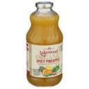 Lakewood Organic Spicy Pineapple Juice, 32 Fluid Ounce -- 6 per case