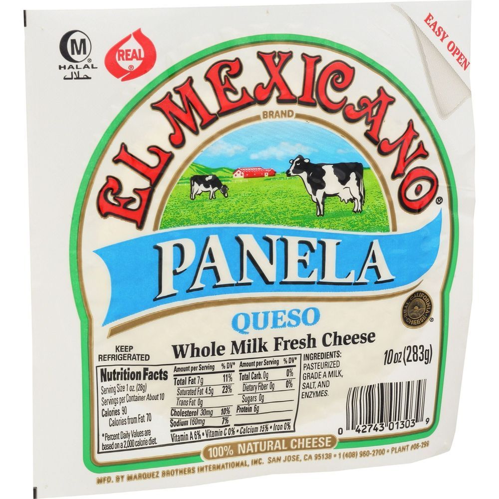 El Mexicano Queso Panela Cheese, 10 Ounce -- 12 Per Case