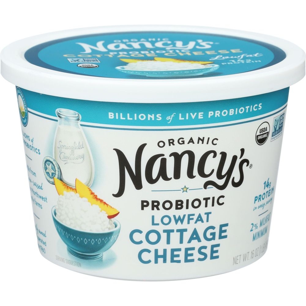 Nancys Organic Low Fat Cottage Cheese, 16 Ounce -- 6 per case