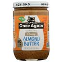 Once Again Unsweetened Salt Free No Stir Creamy Almond Butter, 16 Ounce -- 6 per case