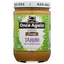 Once Again Organic Unsweetened Creamy Tahini, 16 Ounce -- 6 per case