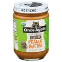 Once Again Organic Lightly Sweetened No Stir Crunchy Peanut Butter, 16 Ounce -- 6 per case