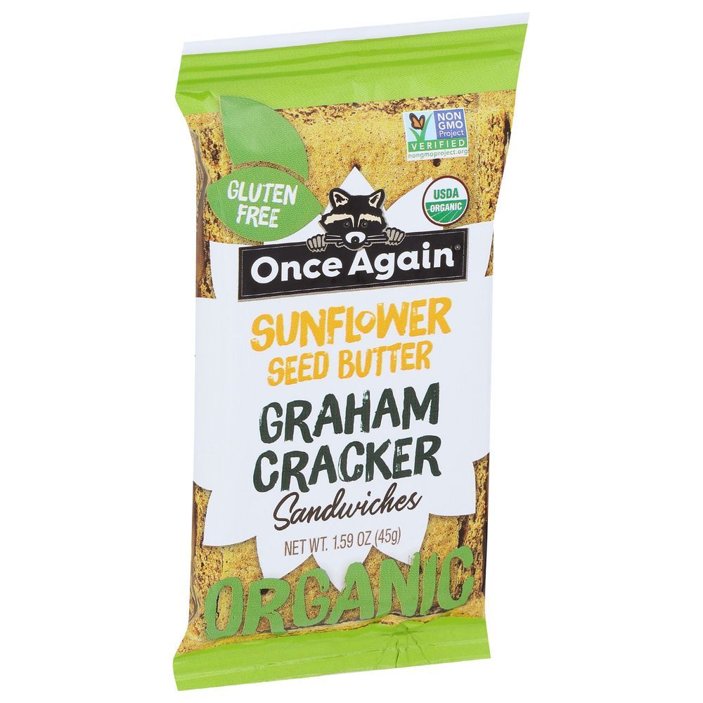 Once Again Sunflower Seed Butter Graham Cracker Sandwich, 1.59 Ounce -- 8 Per Case