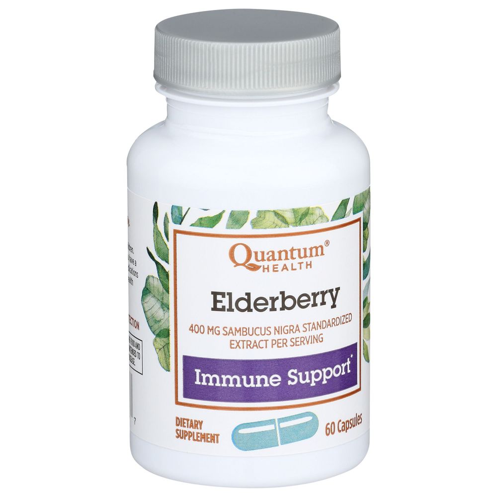 Quantum Elderberry Immune Defense Extract Capsules, 60 count -- 3 per case