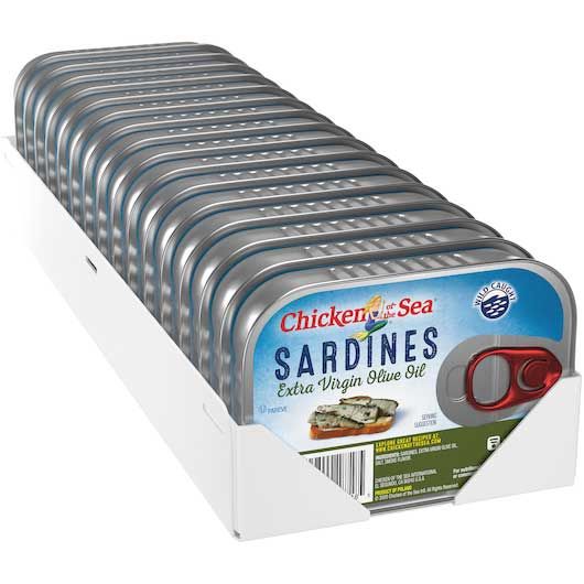 Chicken Of The Sea Sardines In Olive Oil, 3.75 Ounce -- 18 Per Case