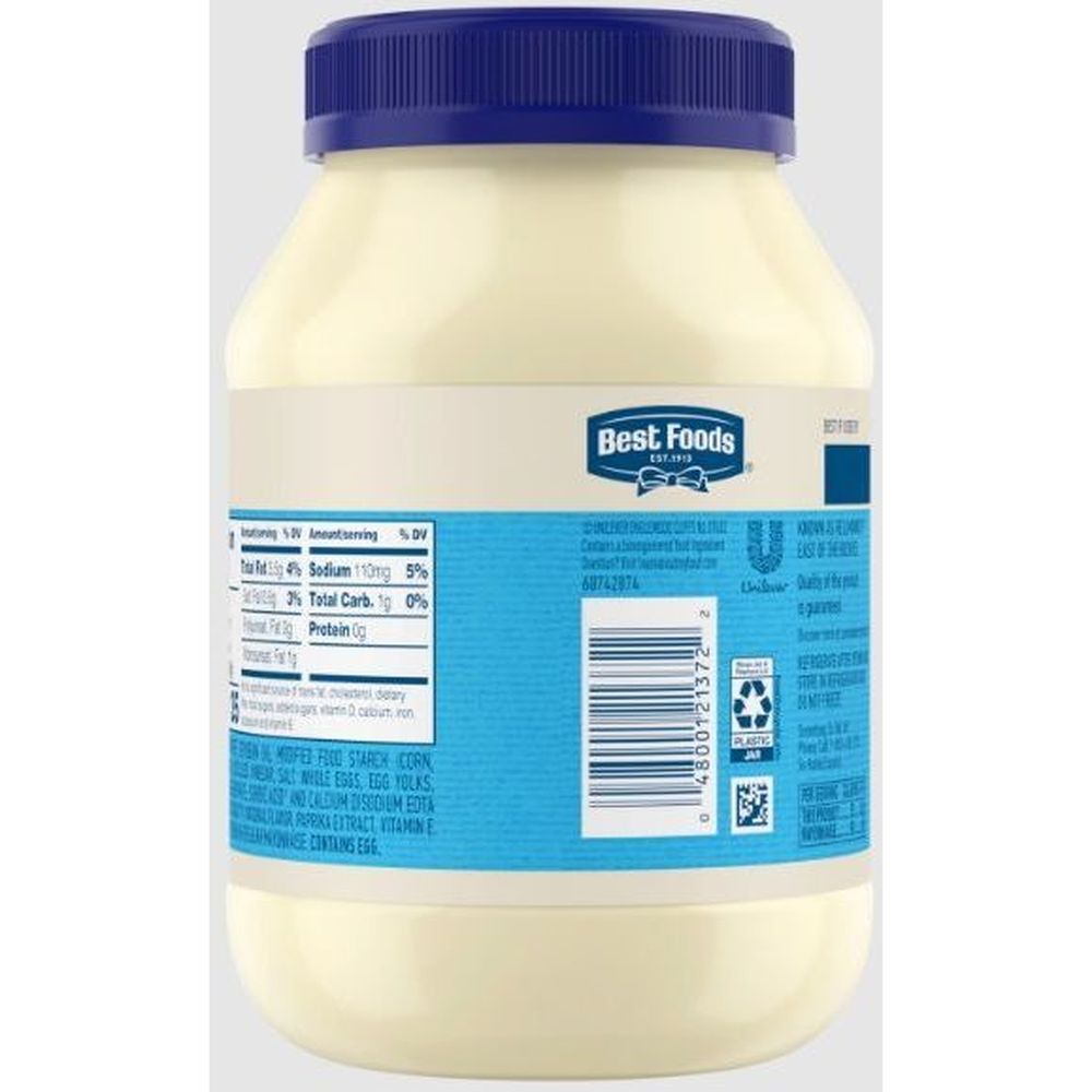 Best Foods Light Mayonnaise, 30 Ounce -- 12 per case