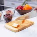 Joyce Chen Medium Burnished Bamboo Cutting Board, 8 x 12 inch