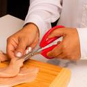 Joyce Chen Original Unlimited Kitchen Scissors with Red Handles, 6.3 inch Length